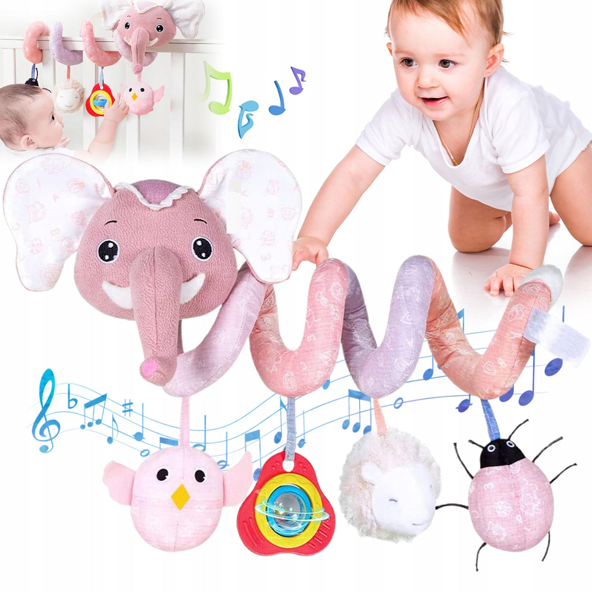 Cot Changing Table Wardrobe Set With Accessories Pink For Children