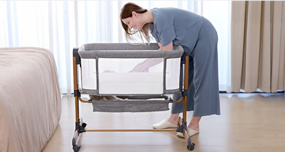 Cot Infant Extra bed 3in1 adjustable 7height with cradle Ezebaby Manufacturer code Ezebaby OD-B6