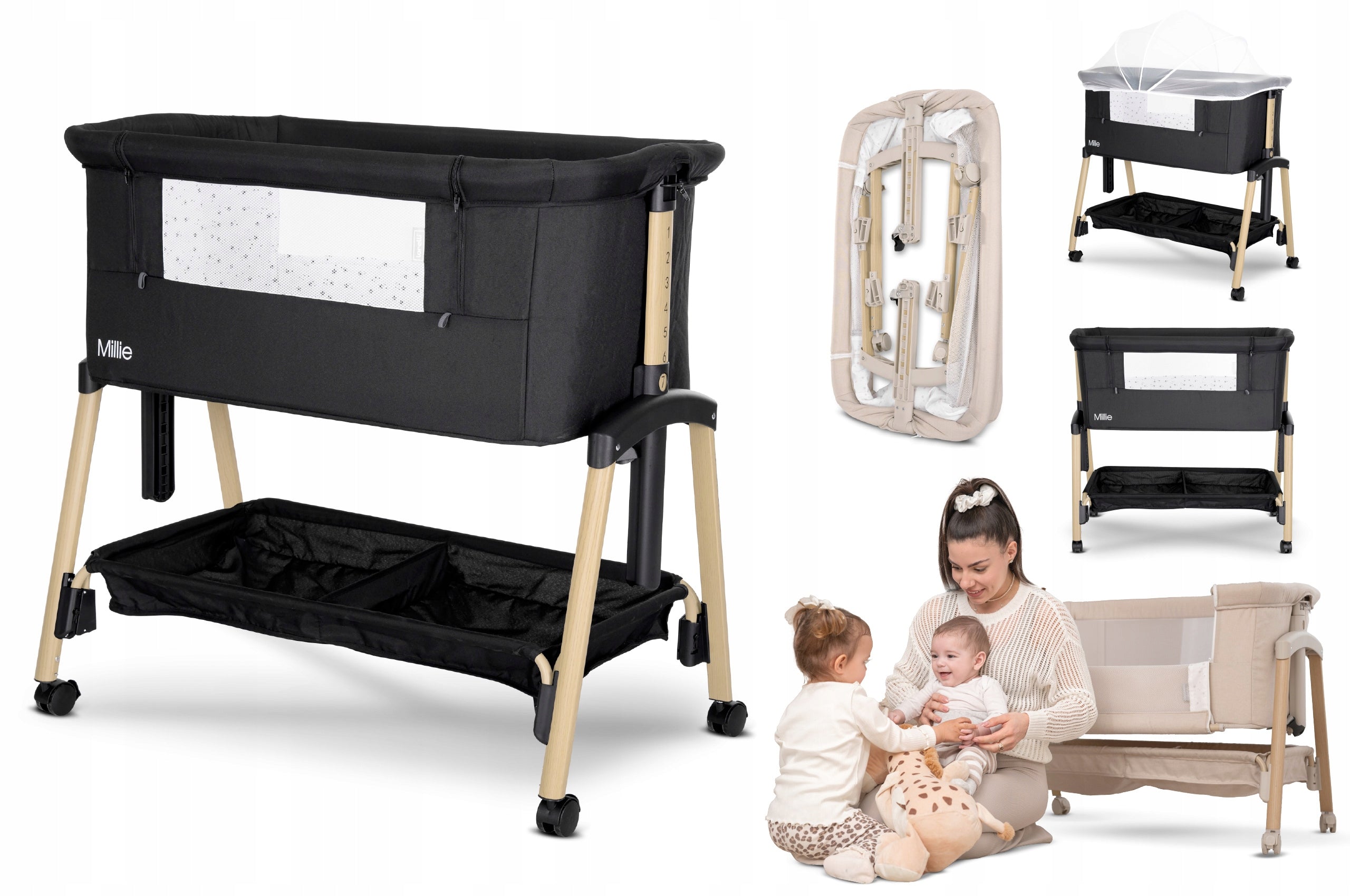 Cot Infant Tourist Mosquito Net Mattress Folding Millie EAN (GTIN) 3800166118444