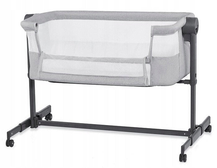 Cot KINDERKRAFT Nestee Up 2 Light Grey Color gray