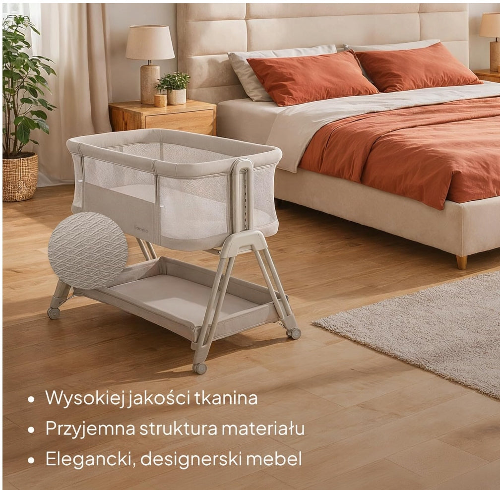 Cot Lionelo Luna with mattress height adjustment Brand Lionelo