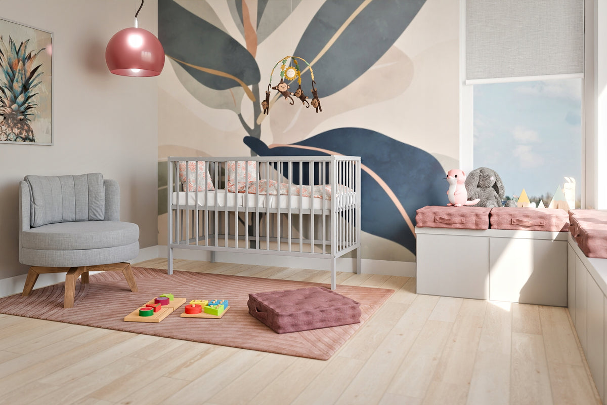 Cot MAGDA b/sz grey 120x60 Brand Bobas