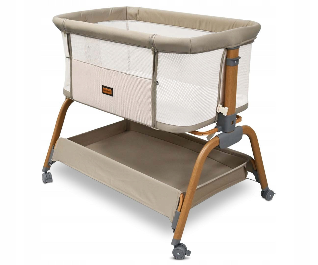 Cot freestanding tourist cradle Nino Milly Mally Beige Brand Milly Mally