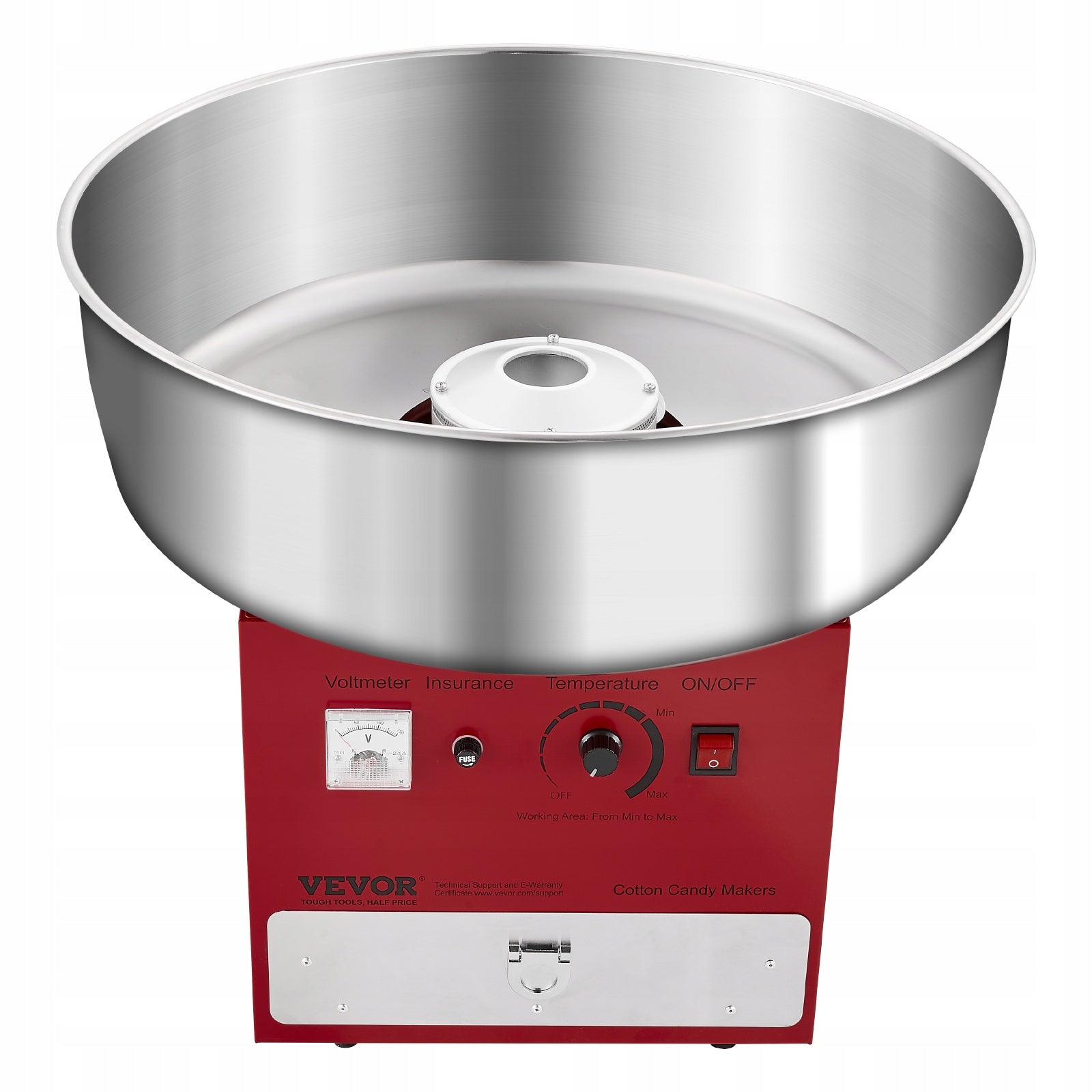 Cotton Candy Machine Countertop Red Electric Cotton Candy Machine