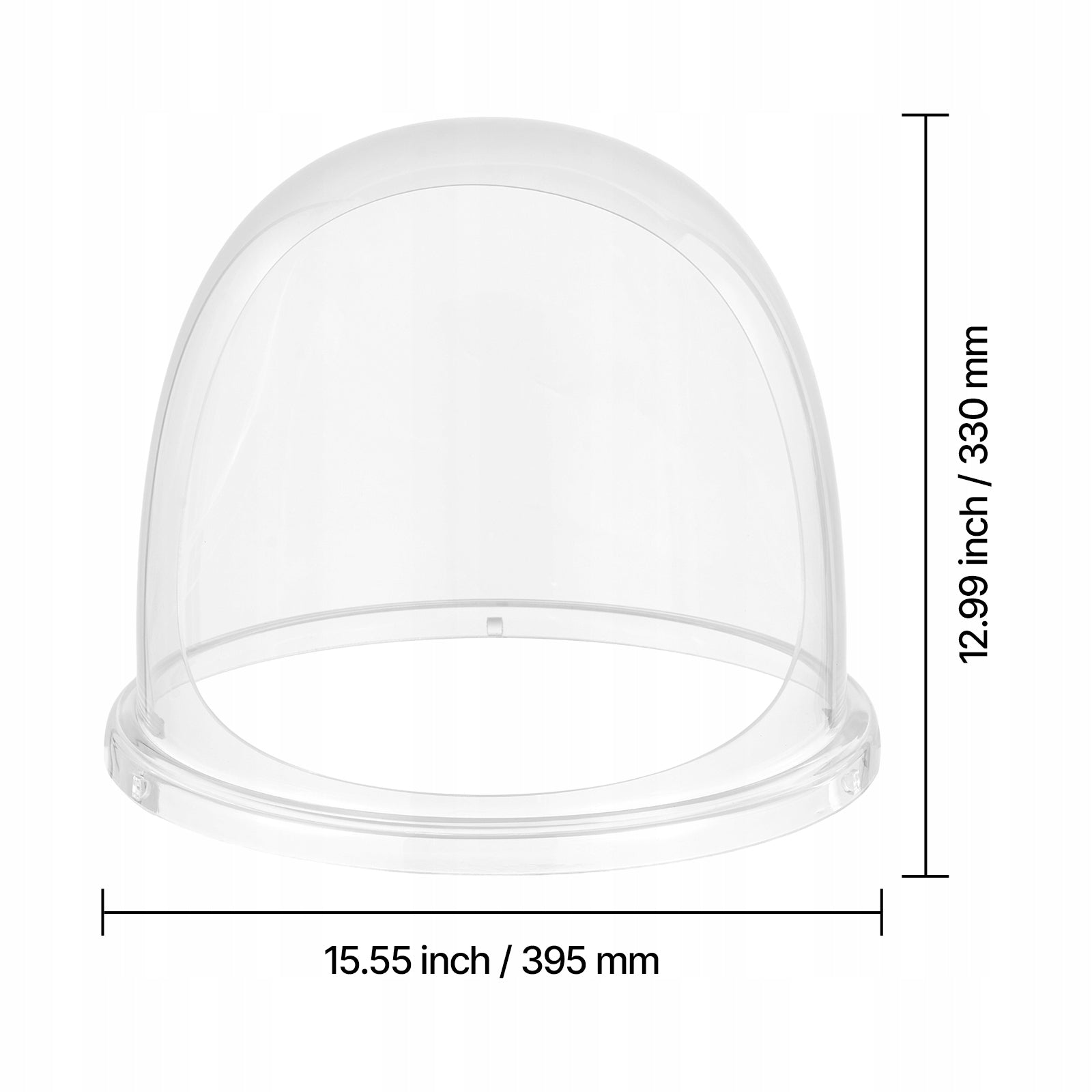 Cotton Candy Machine Cover 39,5CM Acrylic Dome Grooved Bottom Manufacturer code MHTGZYKL38CM