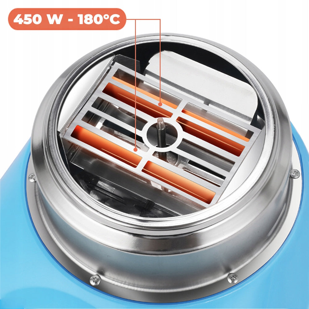 Cotton Candy Machine Sugar Colorful Flavored Sticks Home Machine Manufacturer code Maszyna Niebieska Cuda na Patyku 450W