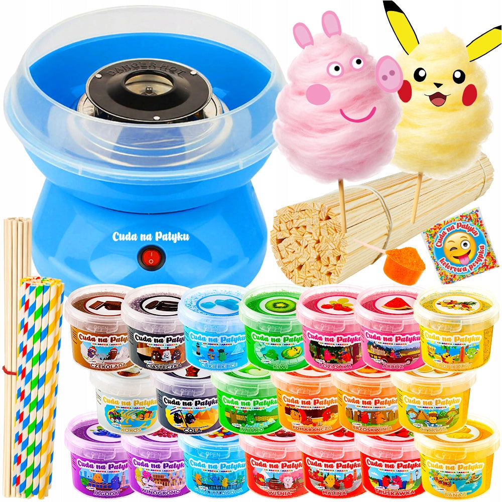 Cotton Candy Machine Sugar Colorful Flavored Sticks Home Machine