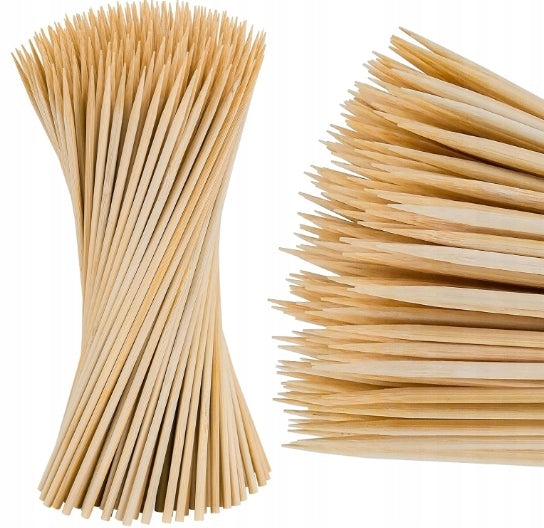 Cotton Candy Sticks 38cm 4mm 100pcs Round Bamboo Sticks For Machine