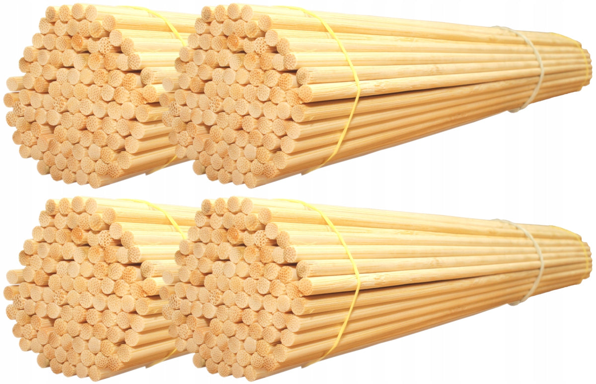 Cotton Candy Sticks 400pcs 38cm 4mm Round Bamboo Sticks For Machine Packaging status original