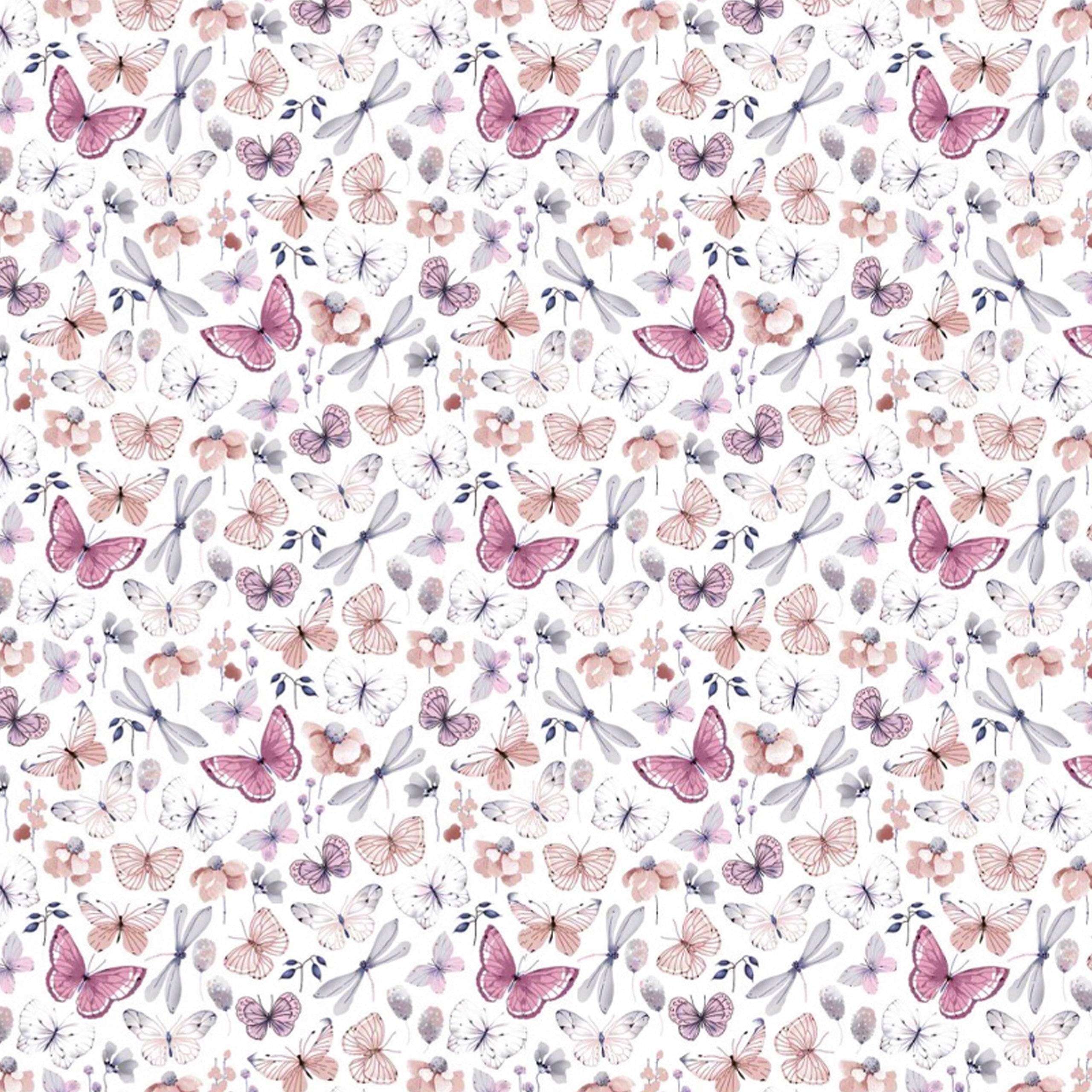 Cotton bedding 140x200 single 70x80 100% cotton butterflies 184roz Length of comforter cover 200 cm