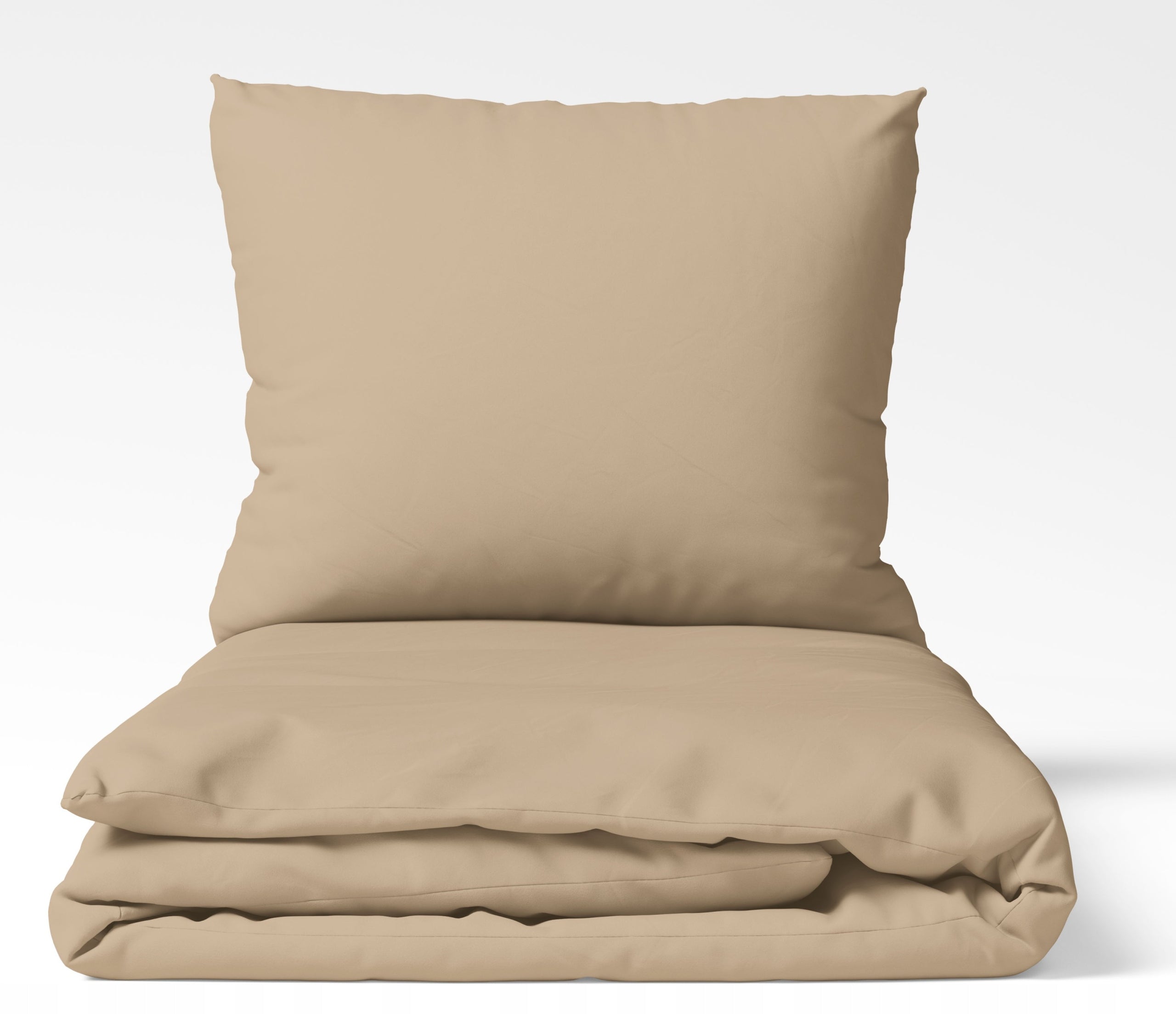 Cotton bedding 220x200 Poland PREMIUM monochromatic, plain, beige