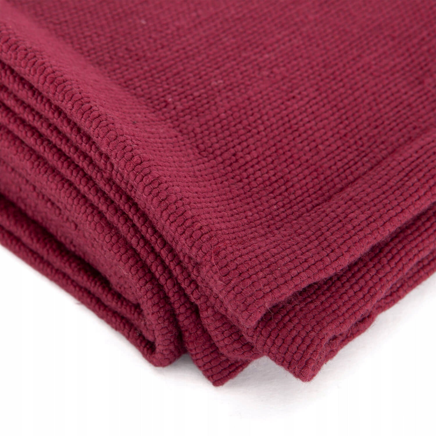 Cotton blanket for yoga Bodhi Nidra 150 x 200 cm - burgundy 100% cotton Brand Bodhi Yoga