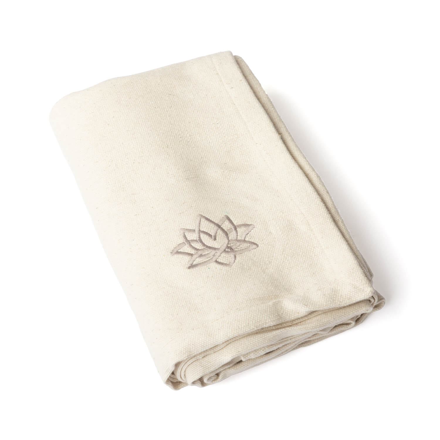 Cotton blanket for yoga Bodhi Nidra 150 x 200 cm - ecru 100% cotton
