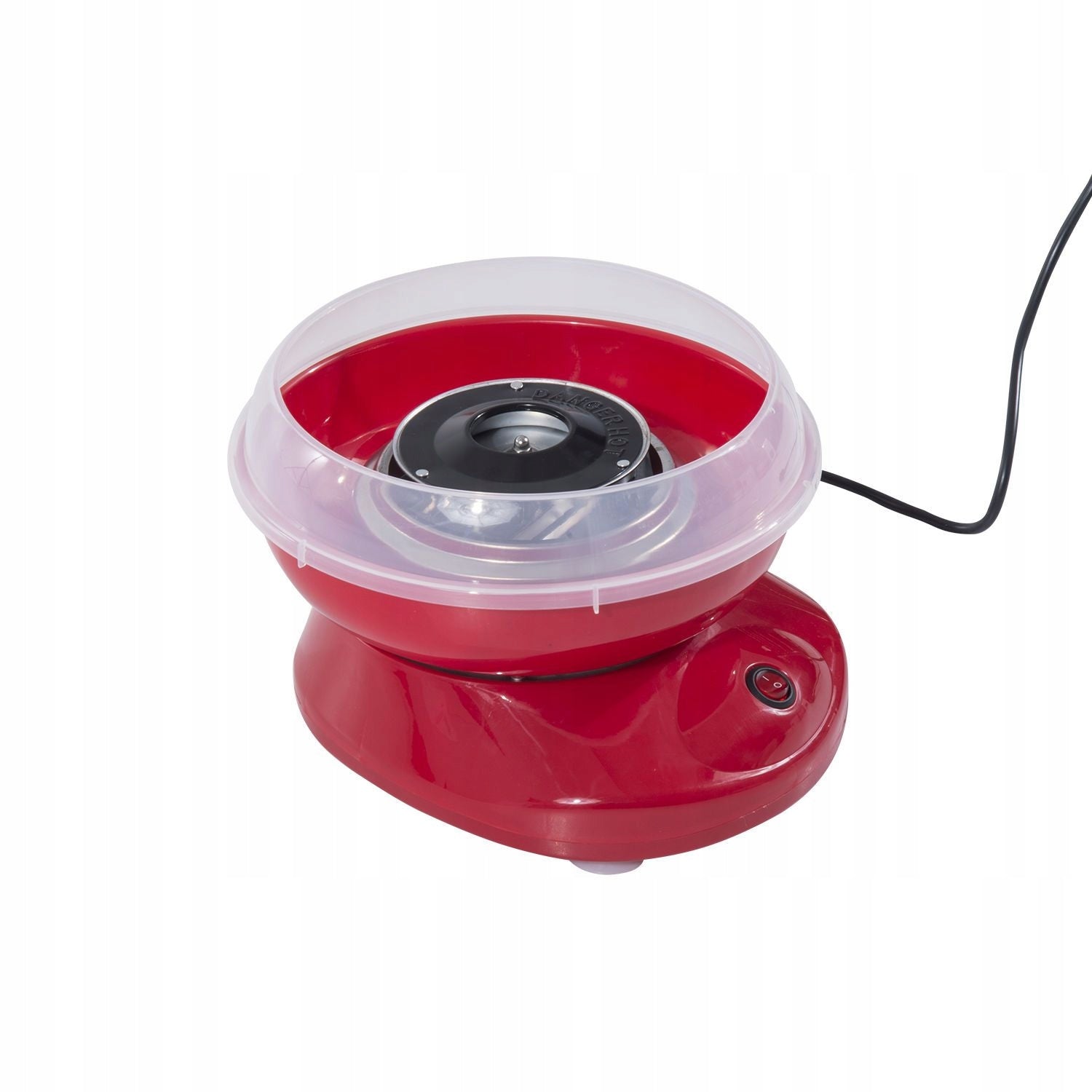 Cotton candy machine for home, 18 cm, 550W, red Dominant color red