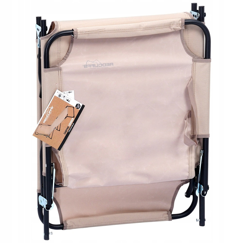 Couch GARDEN SUN LOUNGER Beach Folding Adjustable Field Travel Bed Frame material metal