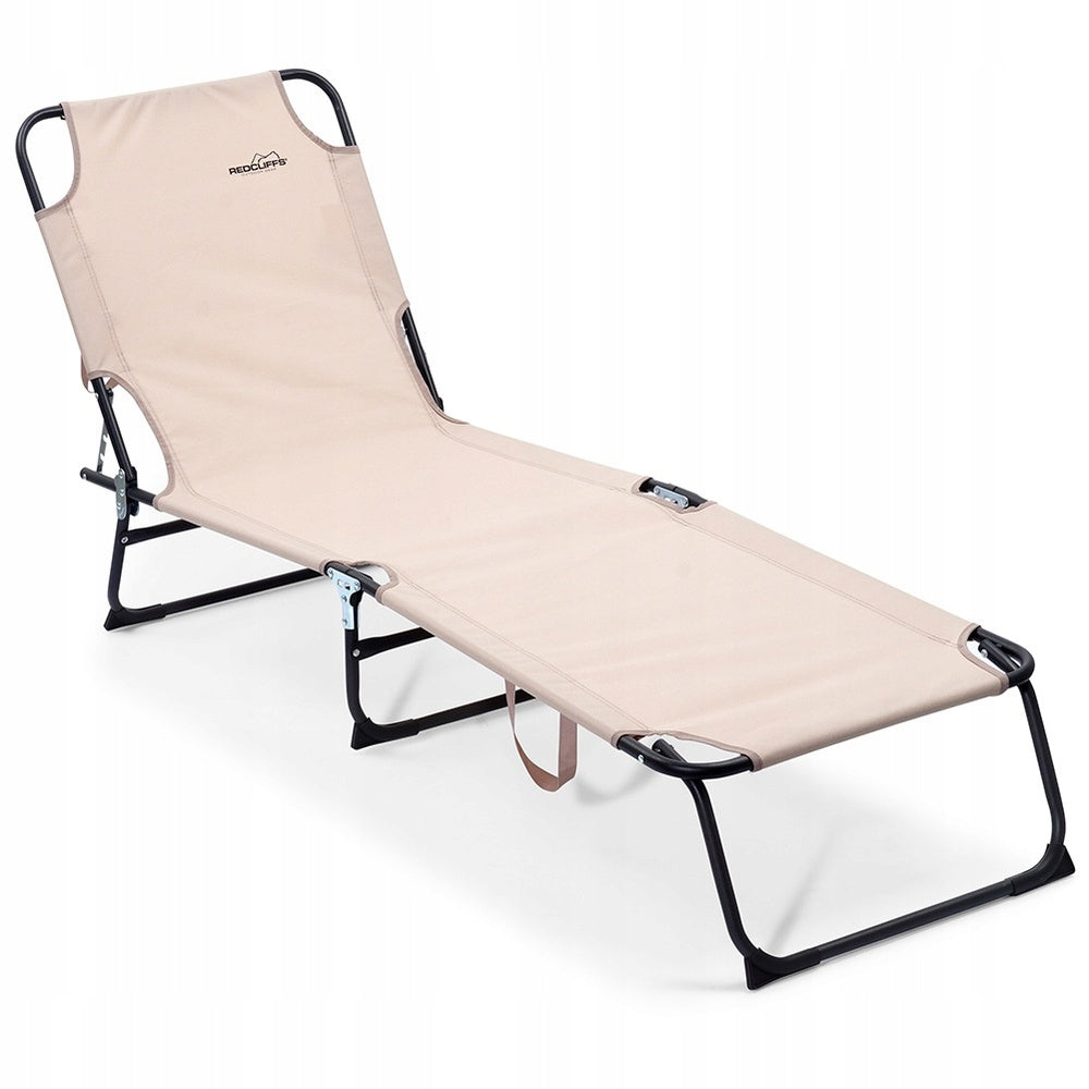 Couch GARDEN SUN LOUNGER Beach Folding Adjustable Field Travel Bed Kind sunbed