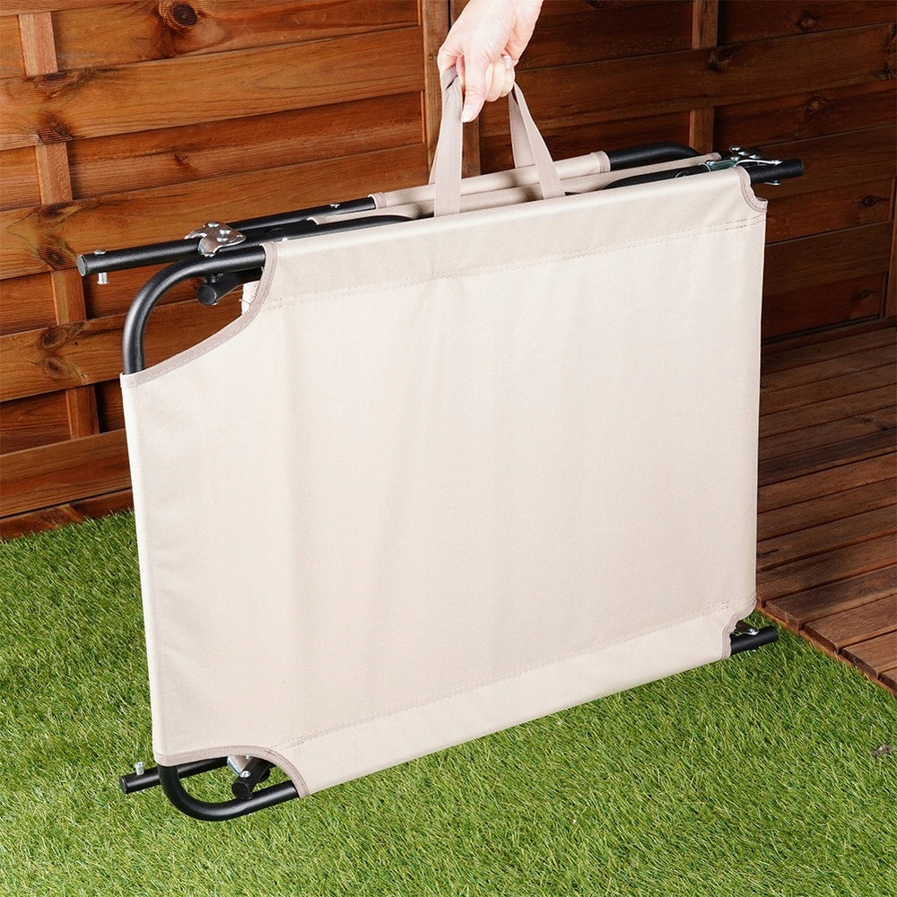 Couch GARDEN SUN LOUNGER Beach Folding Adjustable Field Travel Bed Model 5904316497873