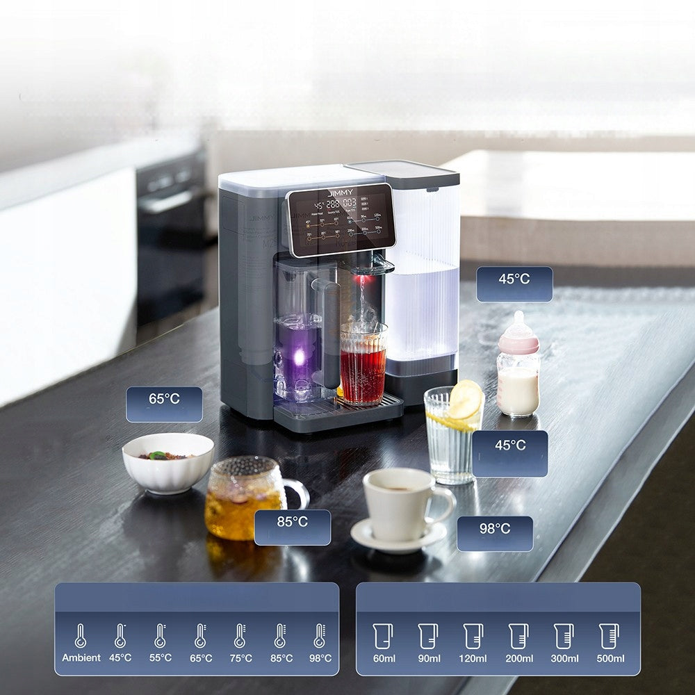 Countertop Reverse Osmosis Water Dispenser JIMMY R9 Coffee Water 45-98°C Manufacturer code Dystrybutor wody nablatowy woda dystrybutora
