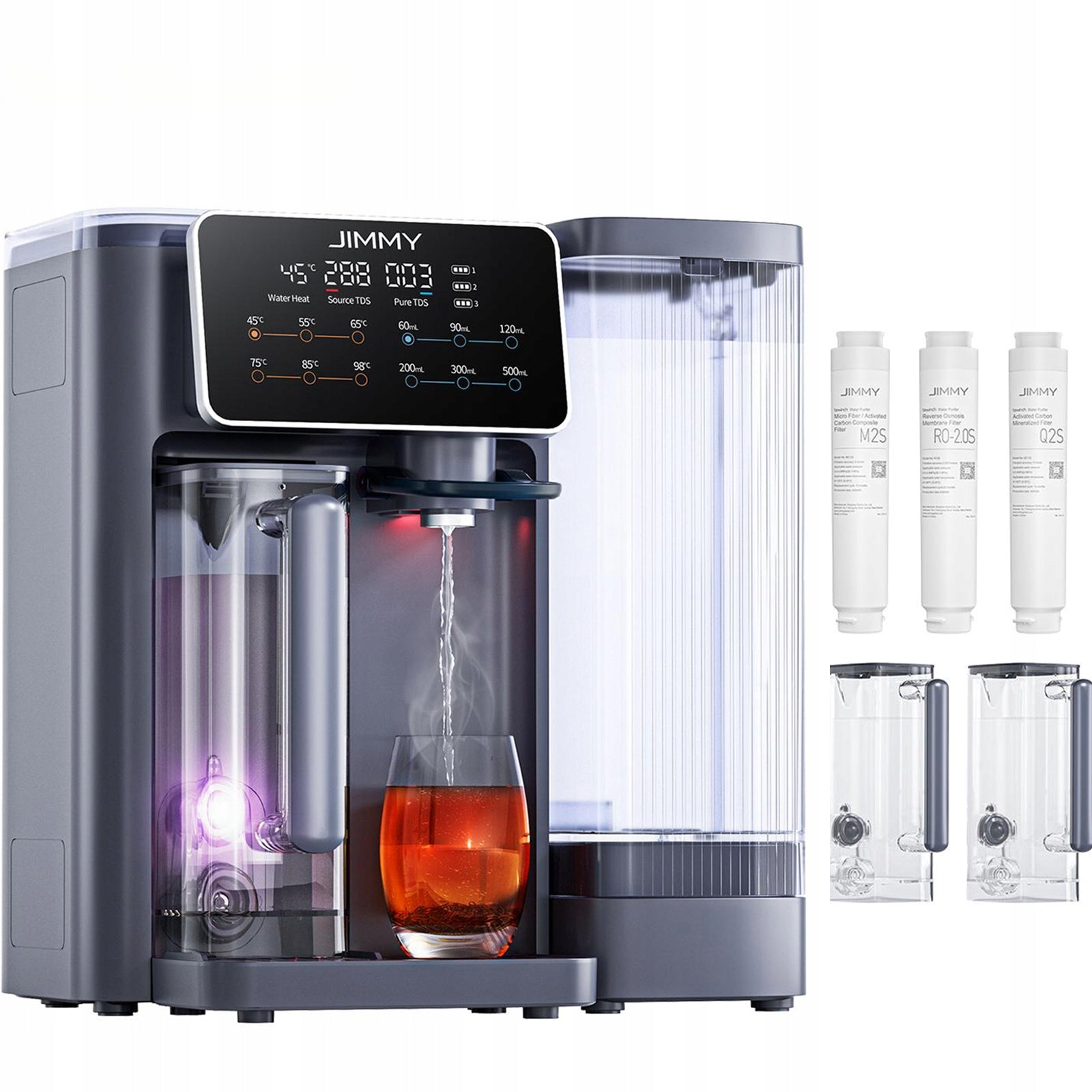 Countertop Reverse Osmosis Water Dispenser JIMMY R9 Coffee Water 45-98°C