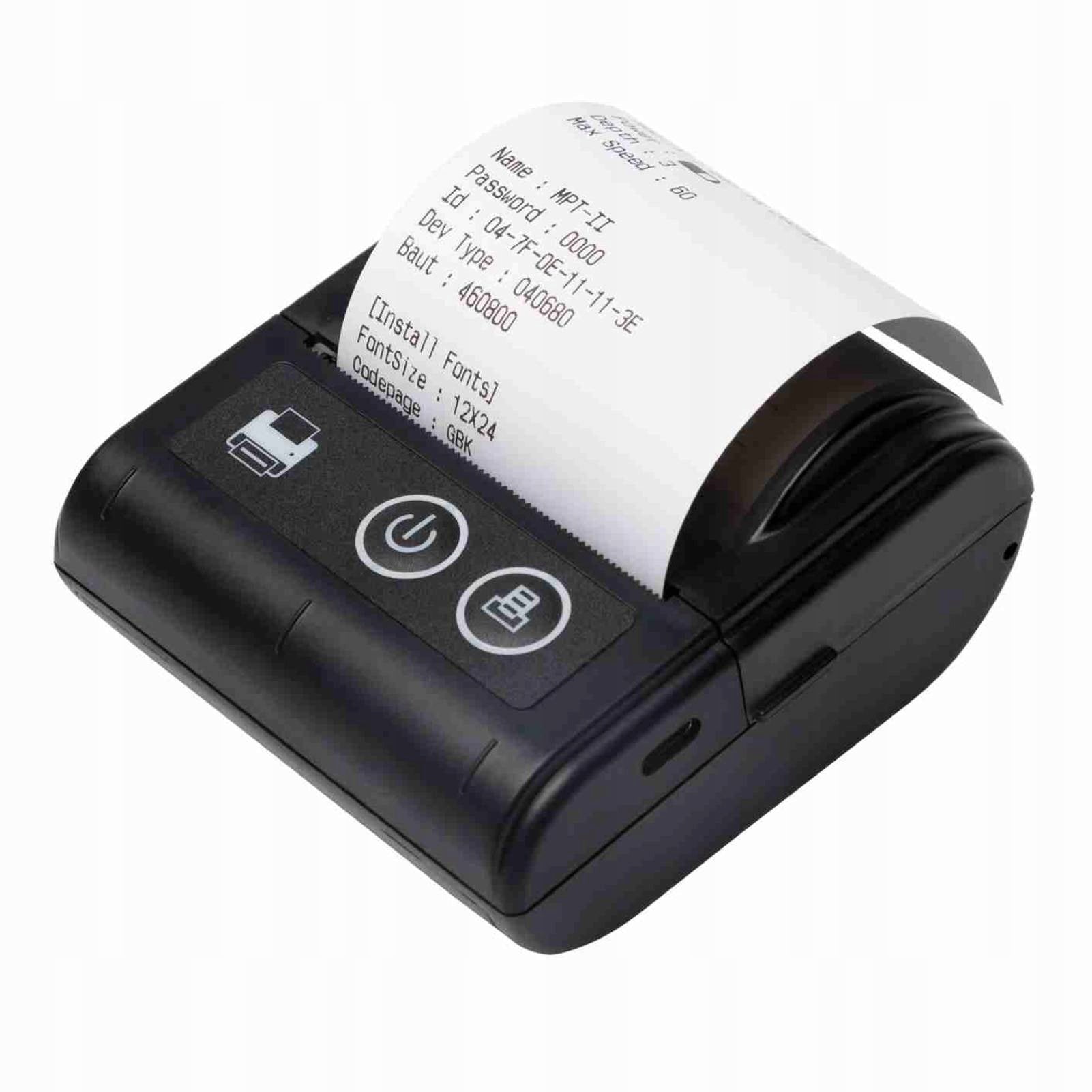 Courier Label Printer Thermal USB Bluetooth + 57mm Paper Rolls