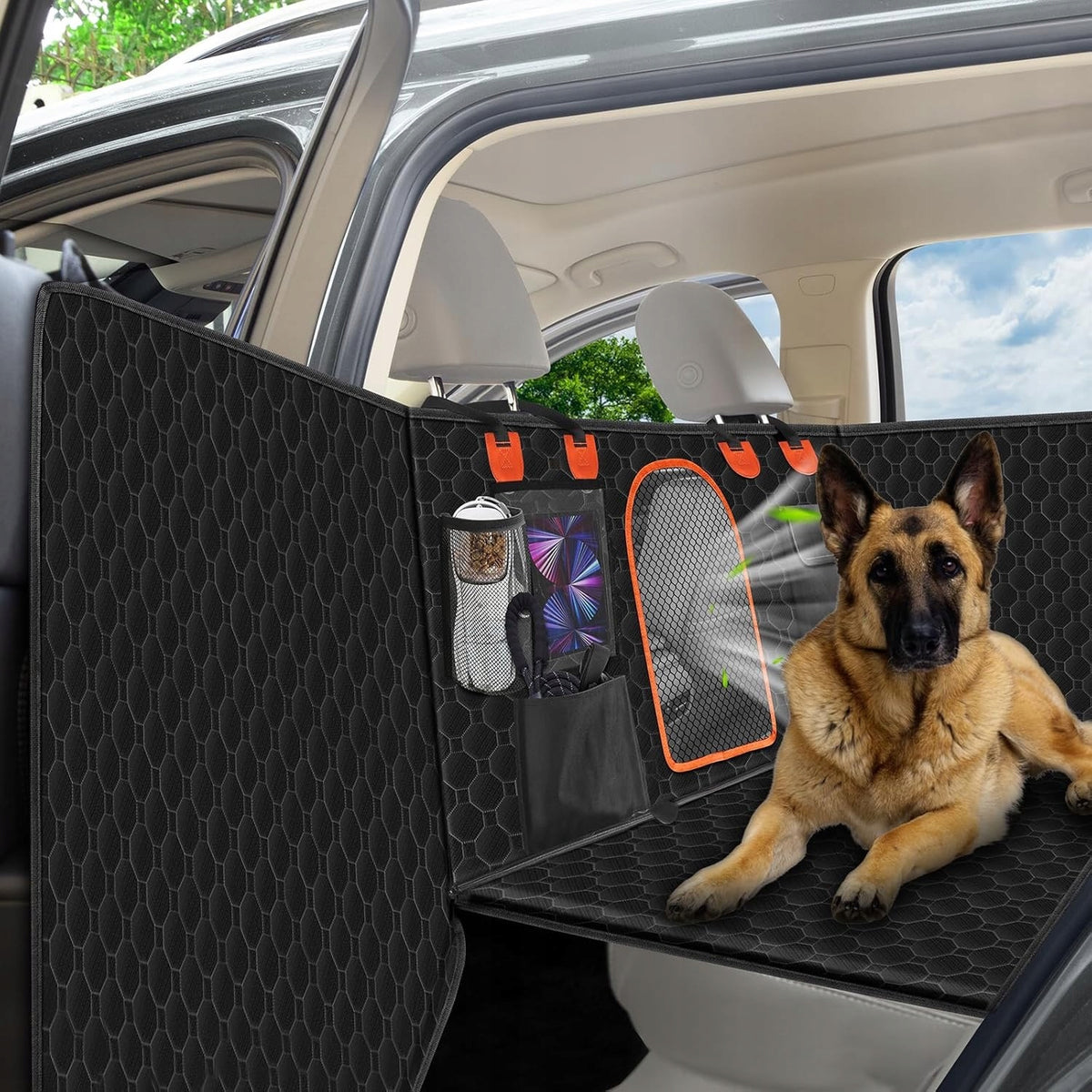Cover Car Mat For Rear Seats For Dog 128,5 Cm