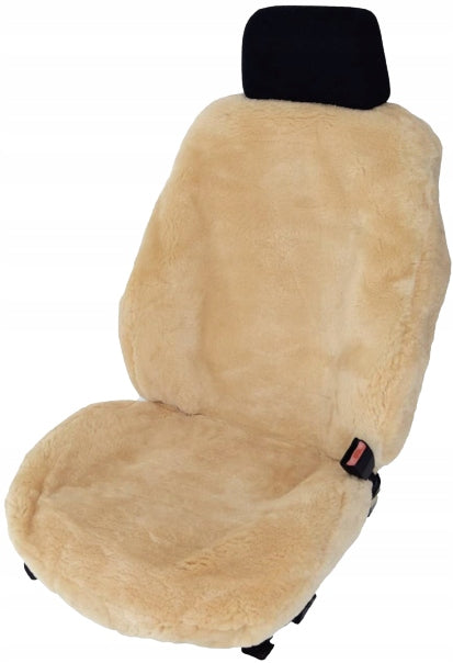 Cover Car Seat Sheepskin Natural