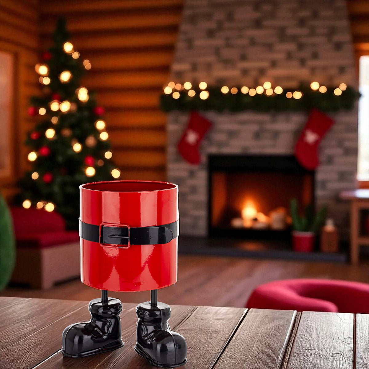 Cover Flower Pot Christmas Figurine Santa Claus Christmas Tree Stand 26 cm Manufacturer code 181439