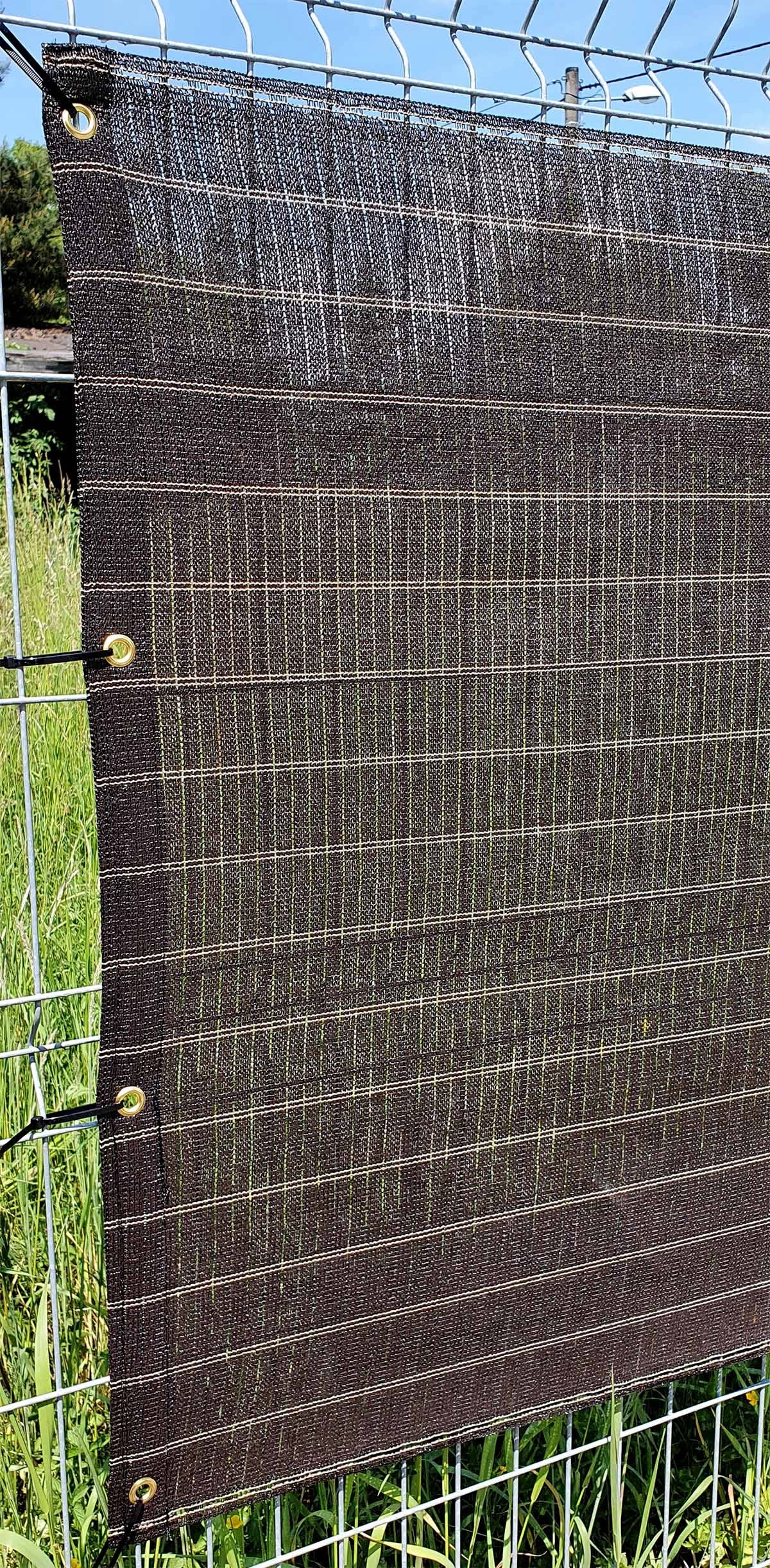 Cover Havana Fence Mat 150cm 500cm Brown for Woven Gate Fence Product width 150 cm