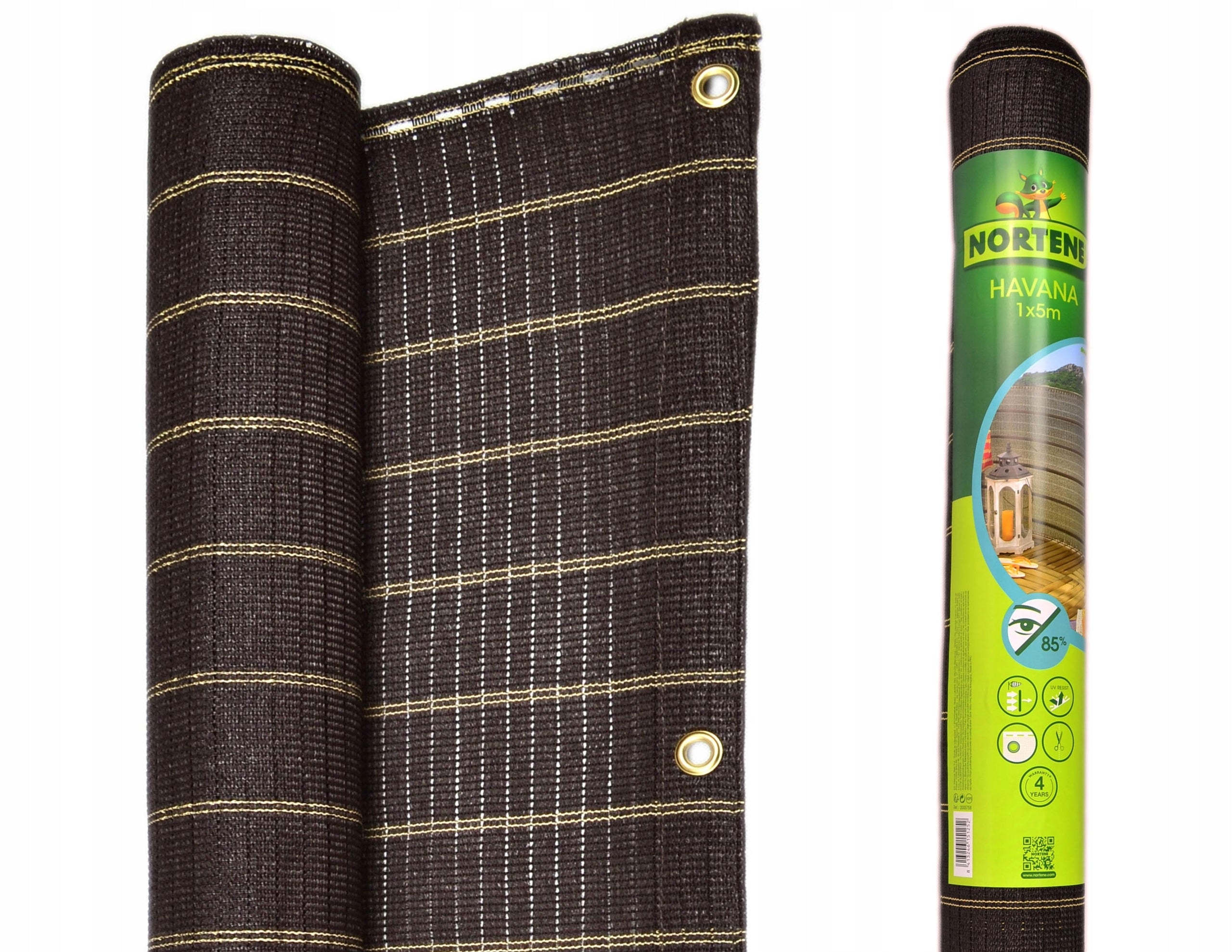 Cover Havana Fence Mat 150cm 500cm Brown for Woven Gate Fence