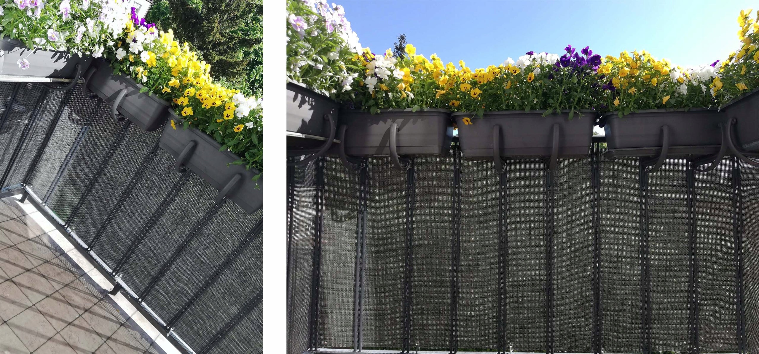 Cover Mat to size GREY T. Rattan for Balcony Fence Gate Terrace Gazebo Manufacturer code Mata TR SZARA 100cm na WYMIAR