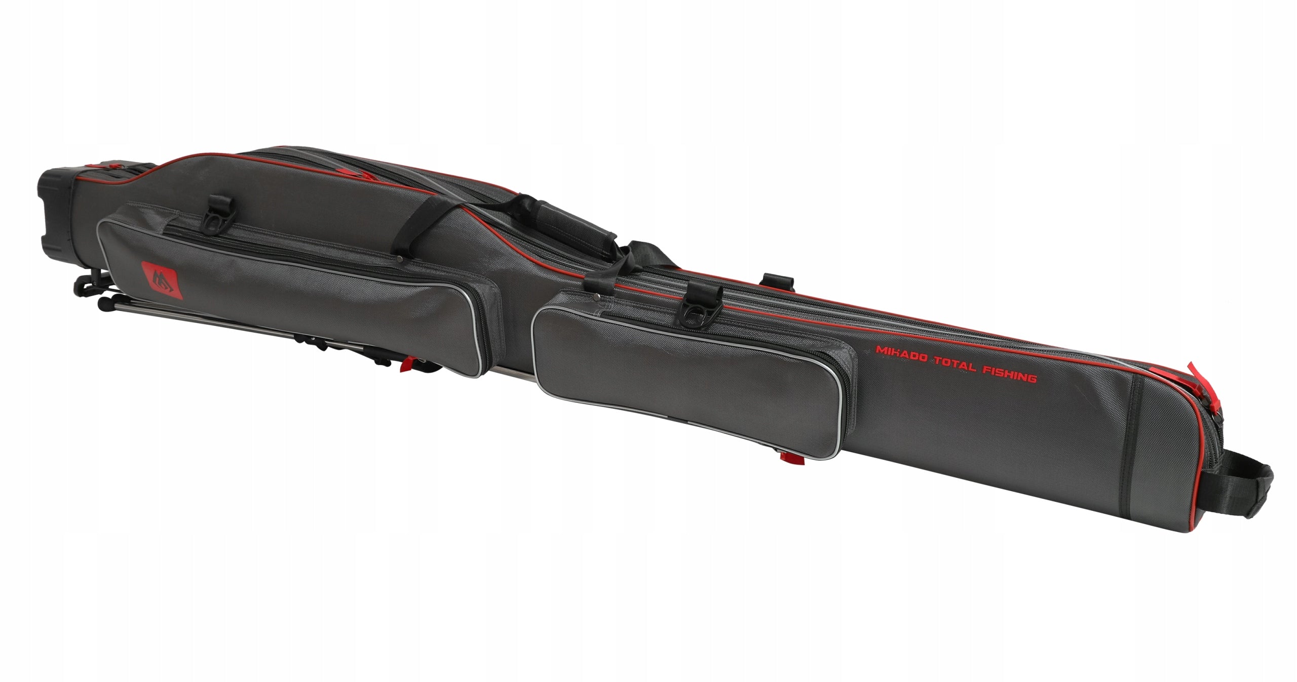 Cover Mikado for rods with reels 3 padded chambers 150cm 1,50m Manufacturer code UWD-06-150-3-GY
