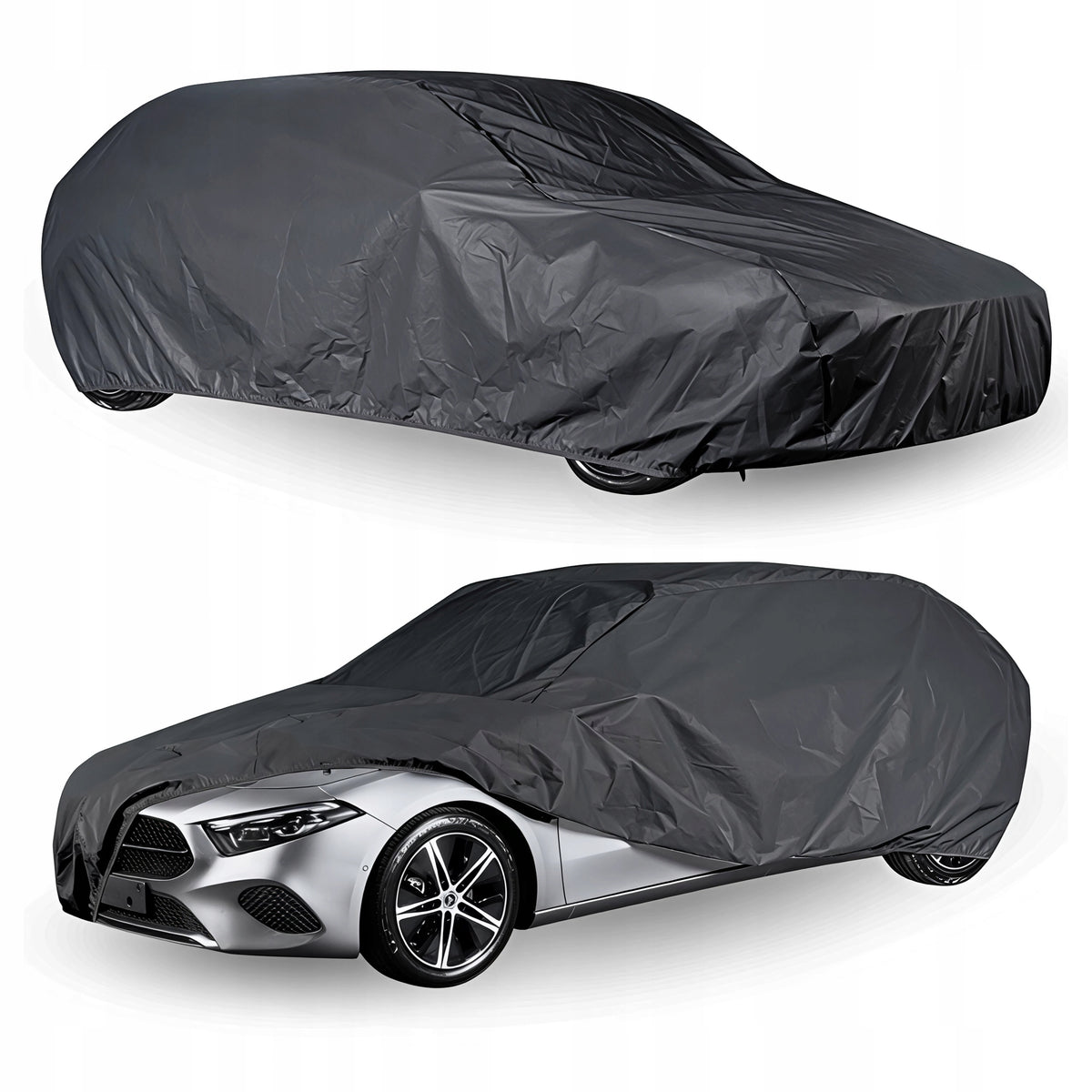 Cover for Car Hatchback M1 405-430cm Auto Tarpaulin Classic Black