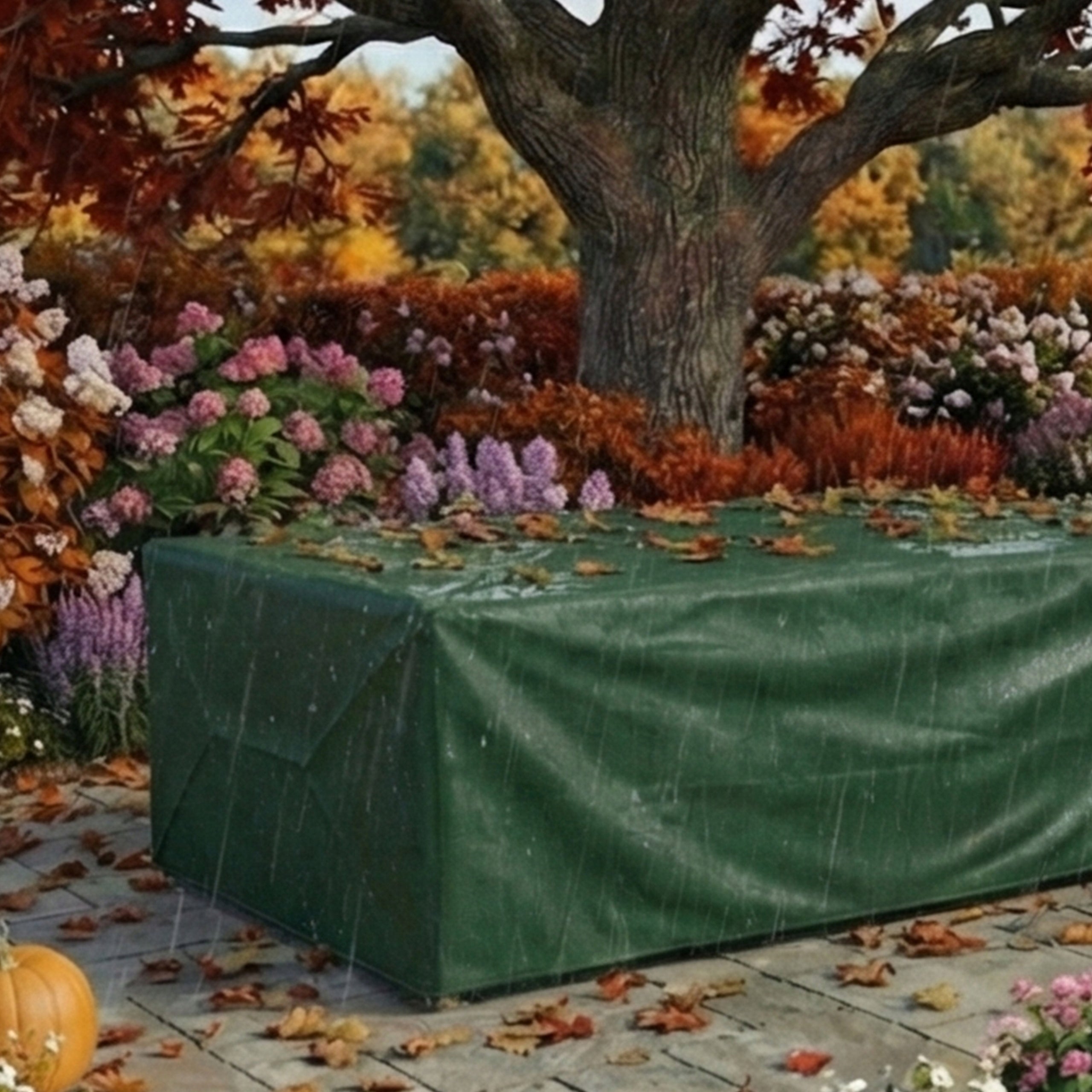 Cover for garden furniture table chairs waterproof strong 300x200x80cm XXL Length 300 cm