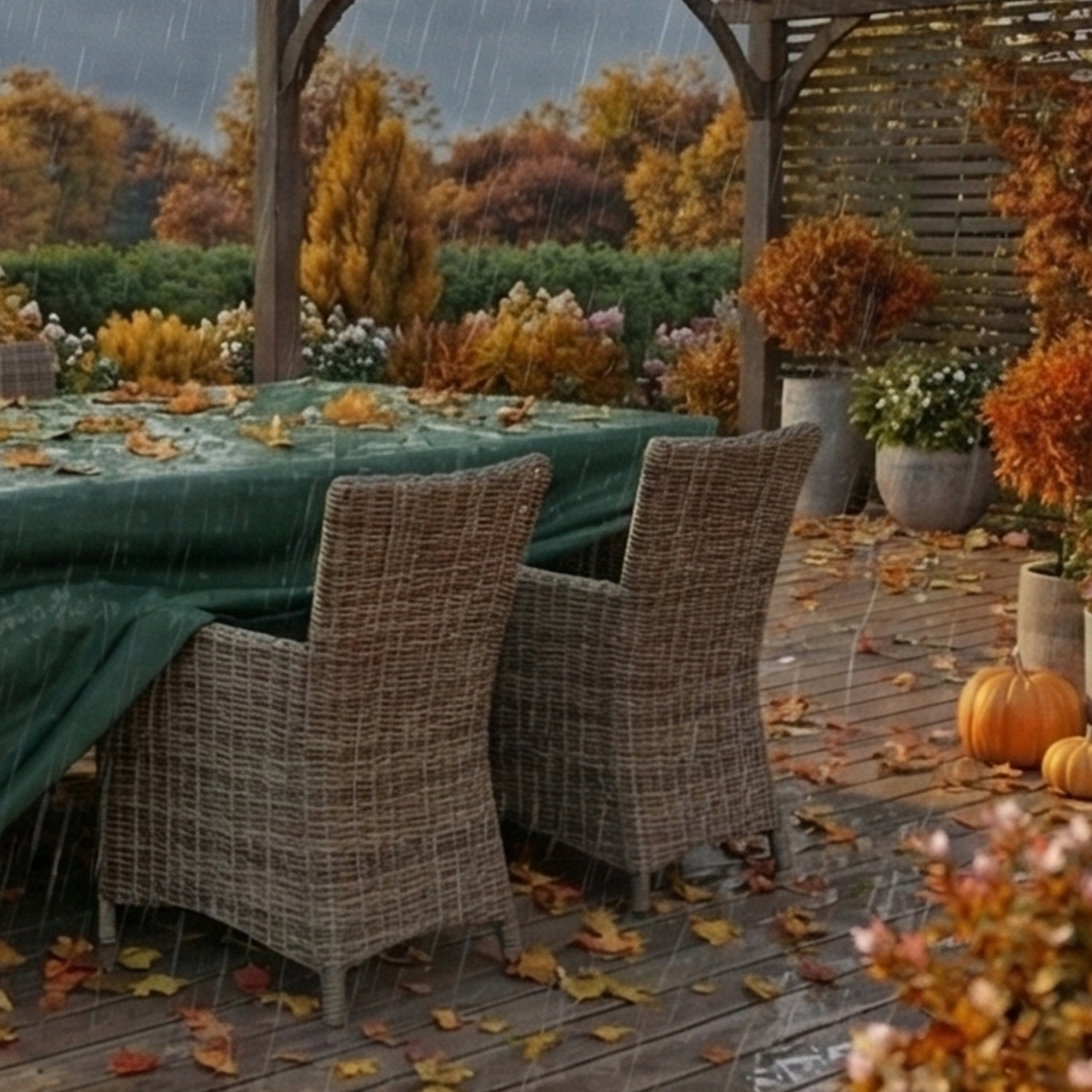 Cover for garden furniture table chairs waterproof strong 300x200x80cm XXL Manufacturer code 8721037209823