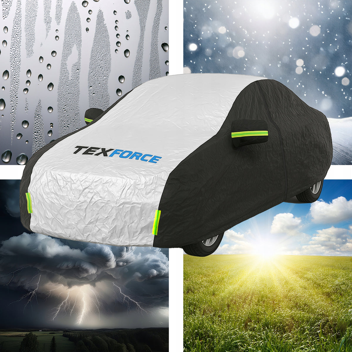 Cover for hatchback car 430x180x120 cm TEXFORCE, UV protection Packaging status original