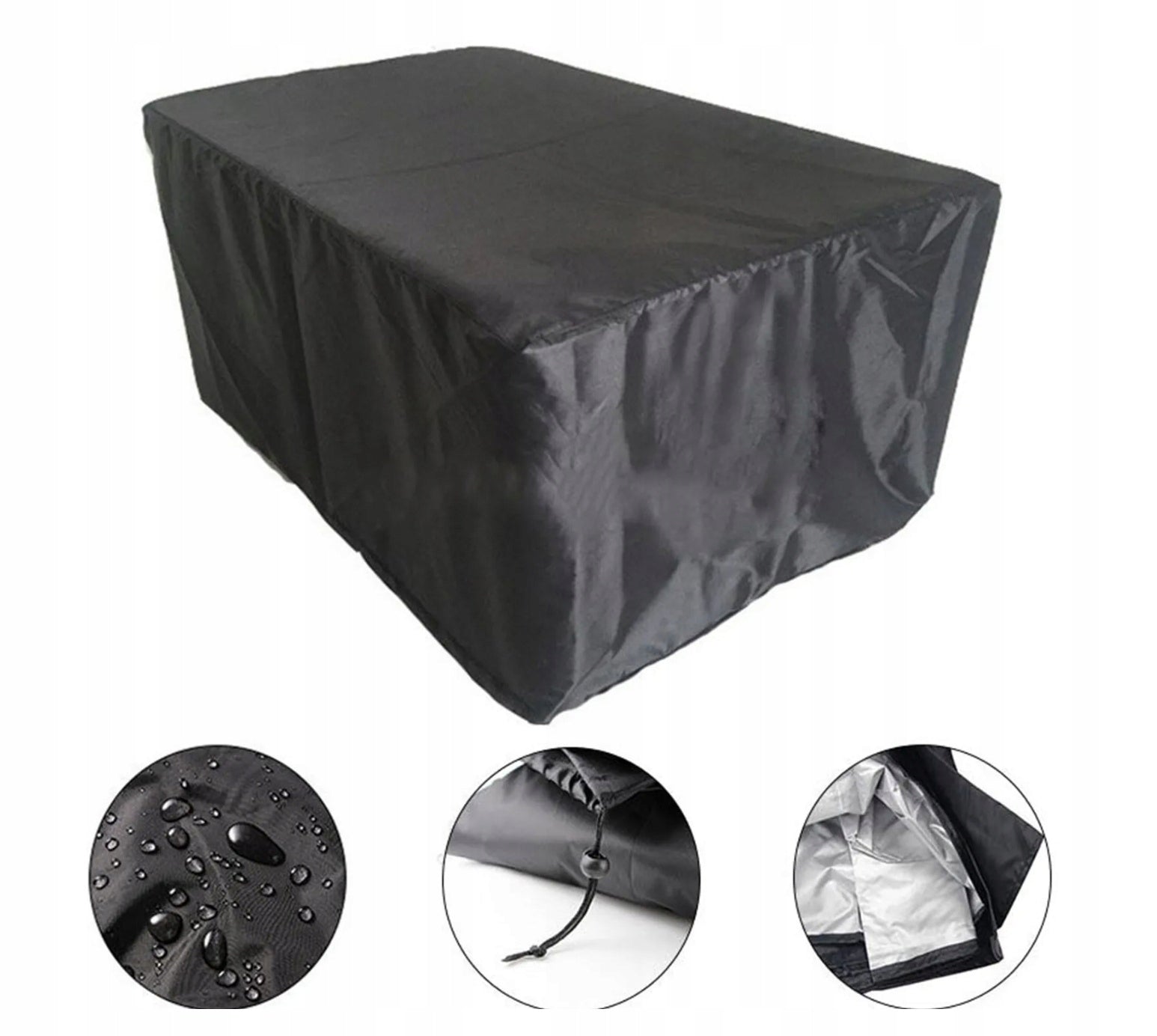Cover tarpaulin case for garden furniture table large waterproof quality Manufacturer no brand