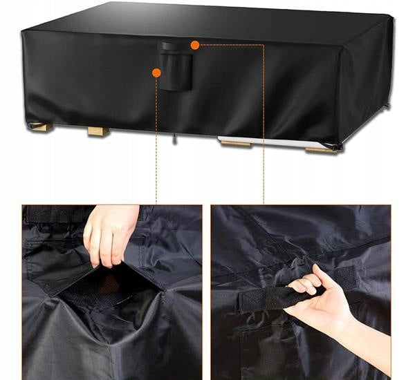 Cover tarpaulin case for garden furniture table large waterproof quality Product width 120 cm