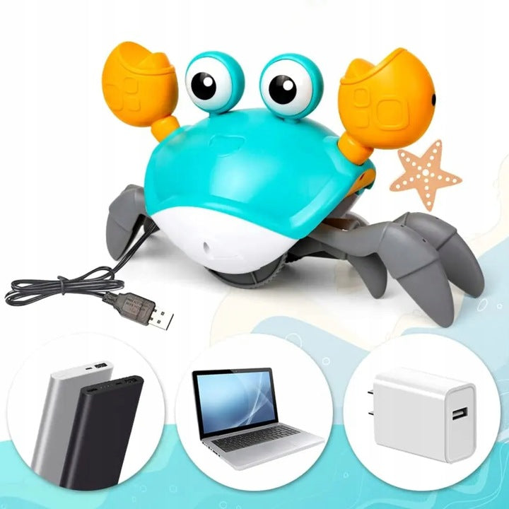 Crab crawling interactive with sound yellow Brand no brand