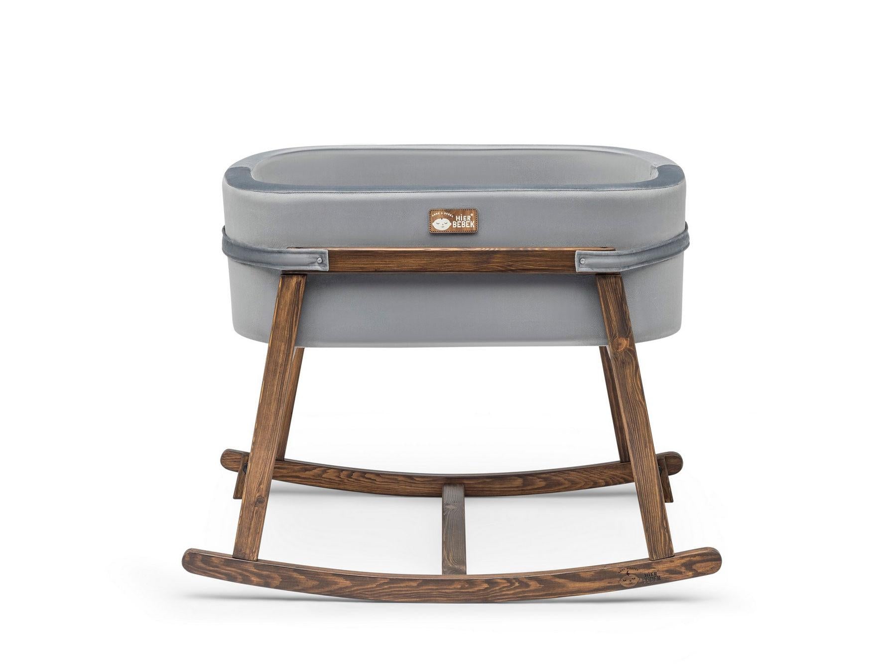 Cradle - Kapato 1 (grey + walnut)