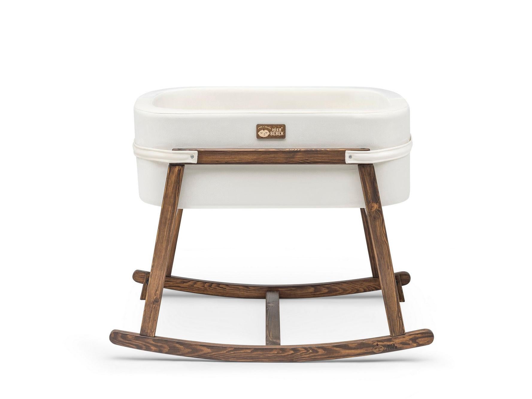 Cradle - Kapato 1 (white + walnut)