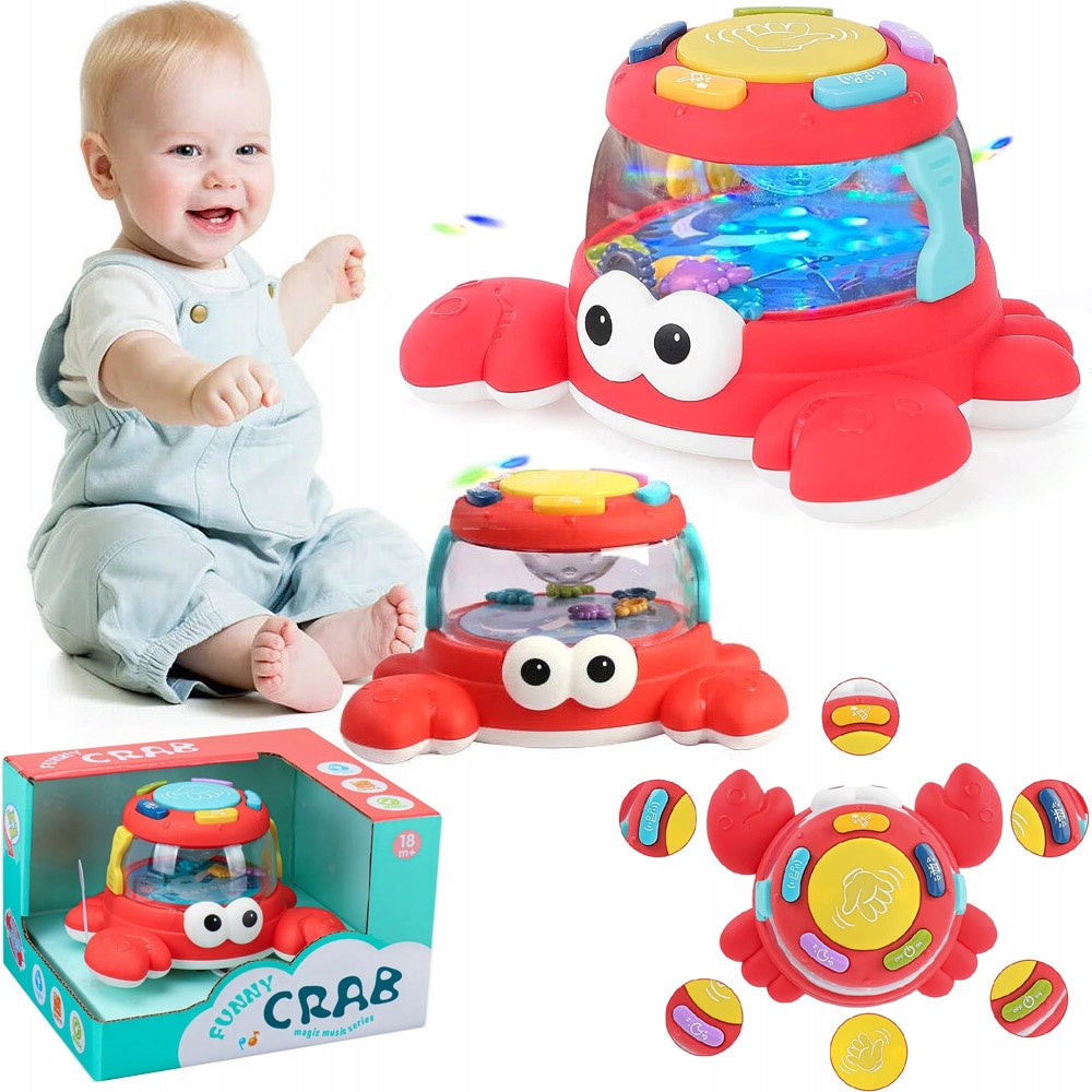 Crawling Crab With SOUND AND LIGHT LED Toy For Kids Crawling