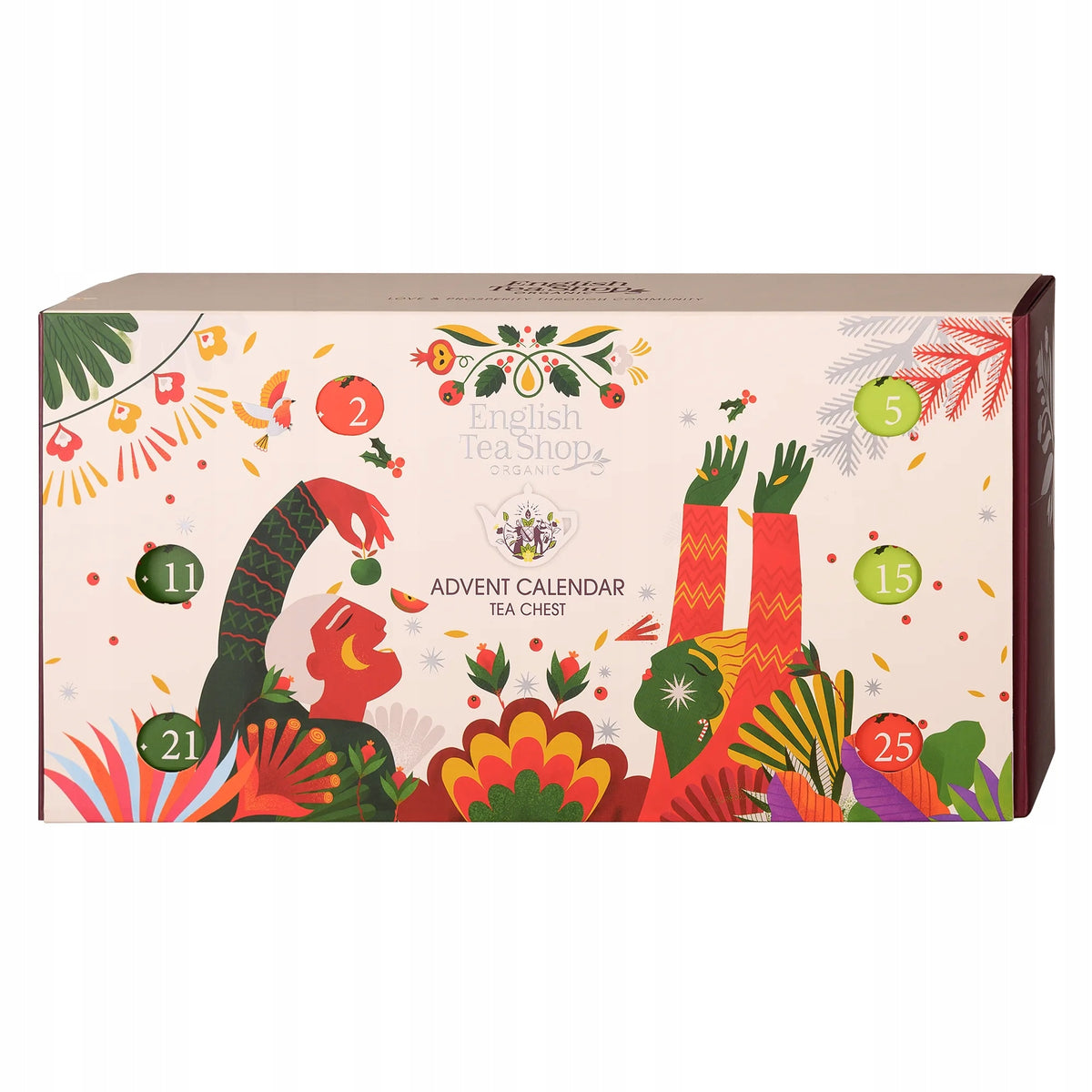 Cream Chest Advent Calendar - English Tea Shop - 25 pcs.