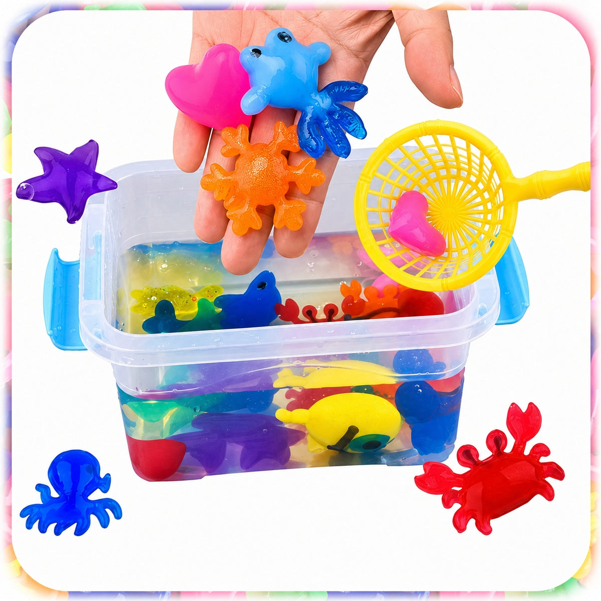 Creative DIY Kit Magic Gel Water Figures For Baby Jellies Toys Manufacturer code Kontai