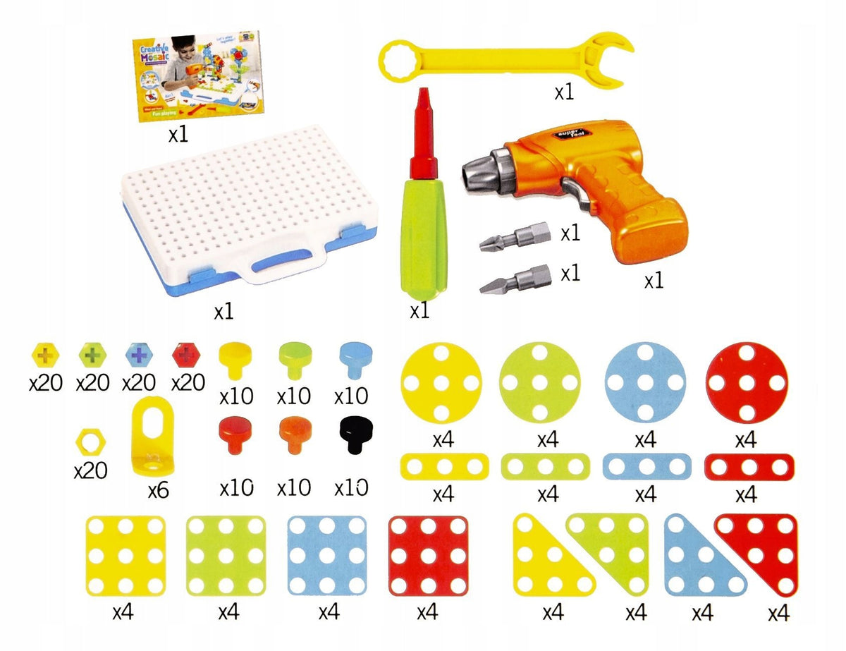 Creative Educational Twisting Kit in Tool Box Brand Kathay-Haster