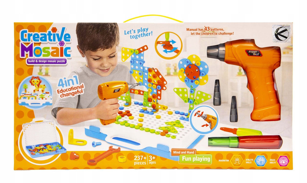 Creative Educational Twisting Kit in Tool Box Kid's age 3＋ years