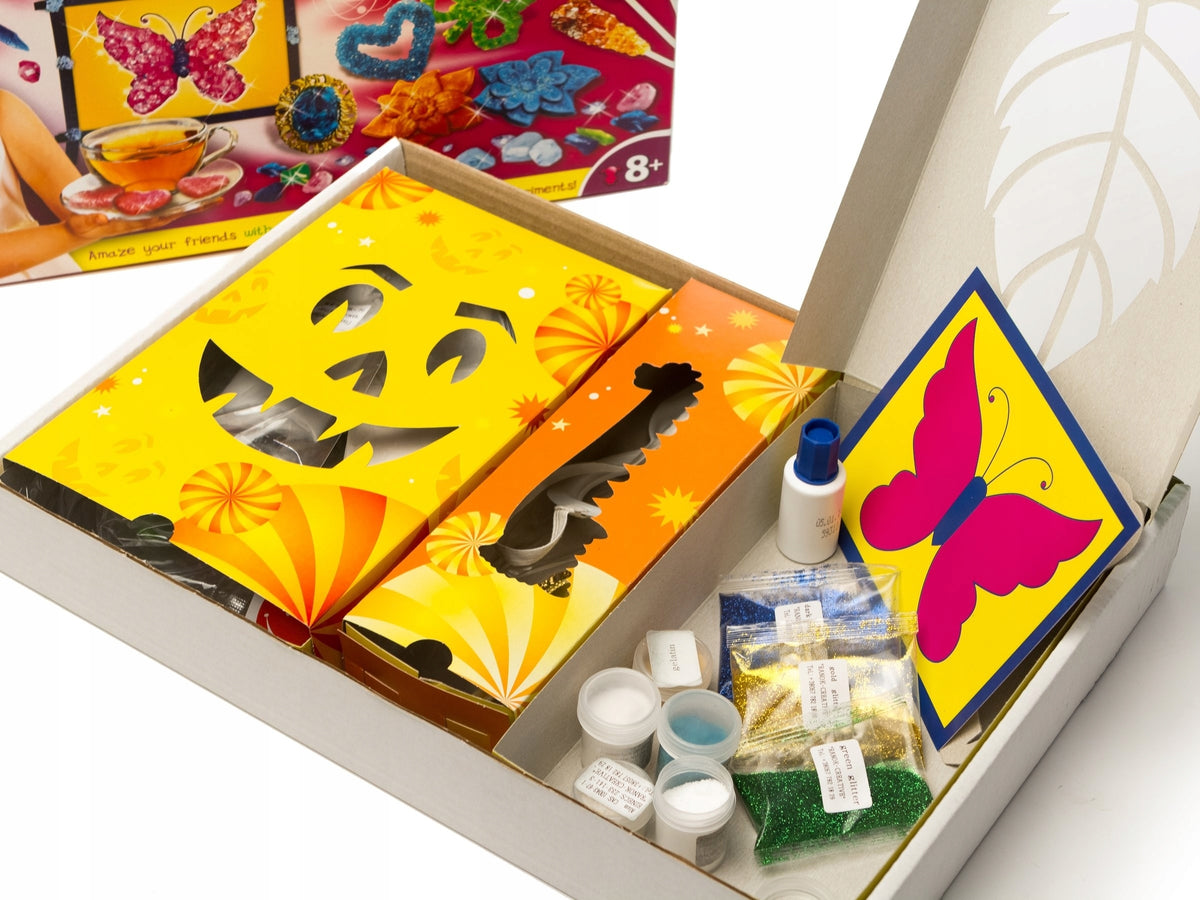 Creative Experimental Kit Shiny Experiments for Girls DIY Packaging status original