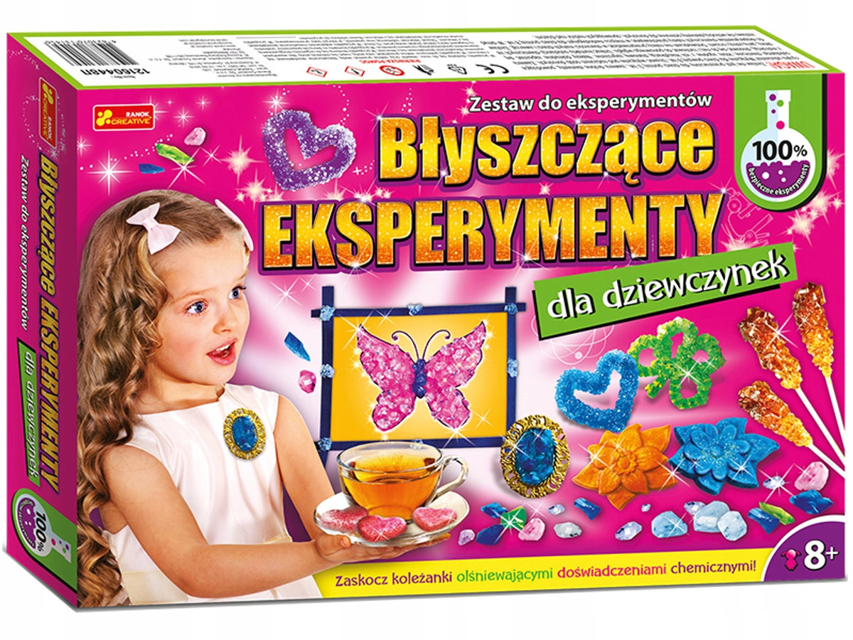Creative Experimental Kit Shiny Experiments for Girls DIY