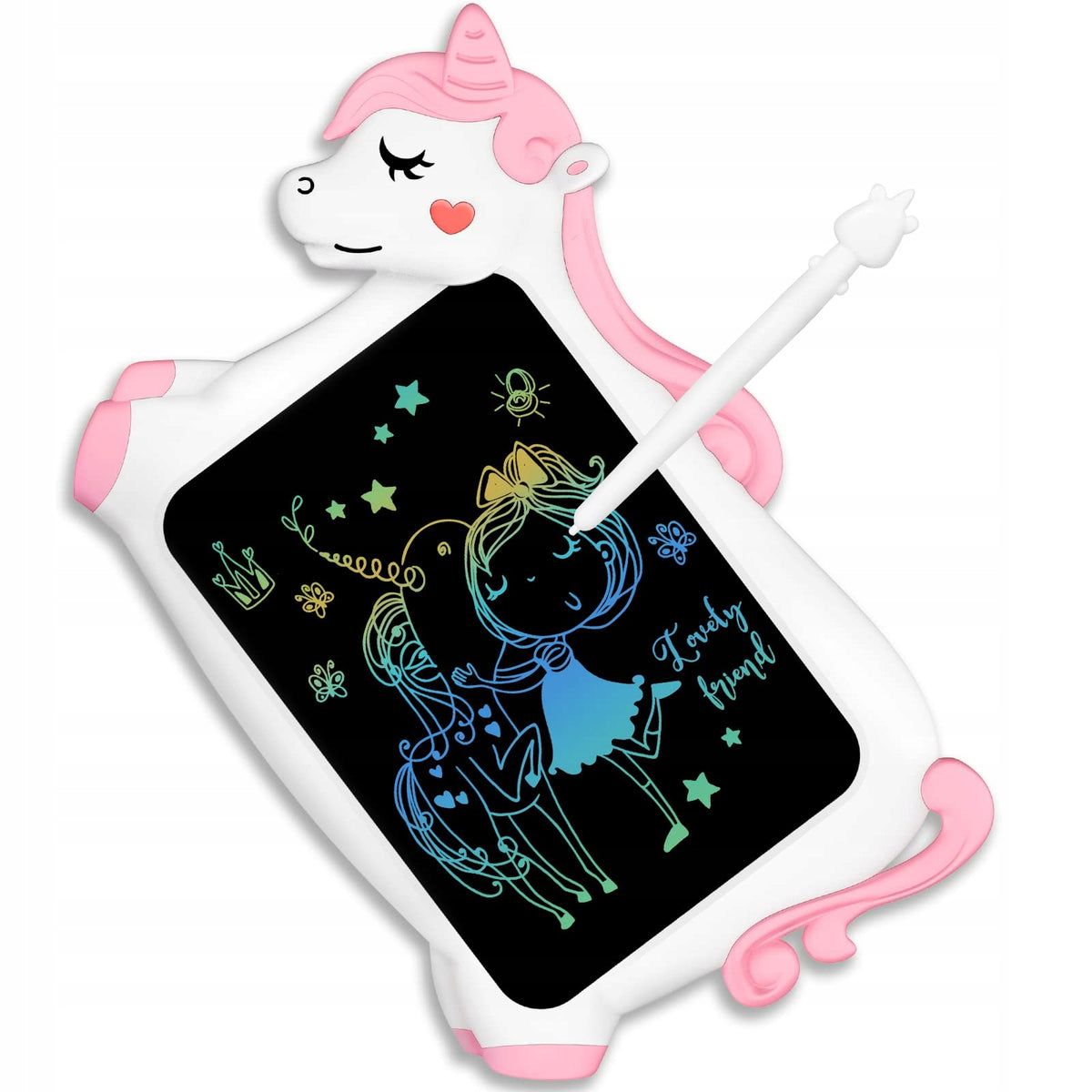 Creative LCD Tablet for Drawing 10" For Children 2-6 Years Unicorn Toy