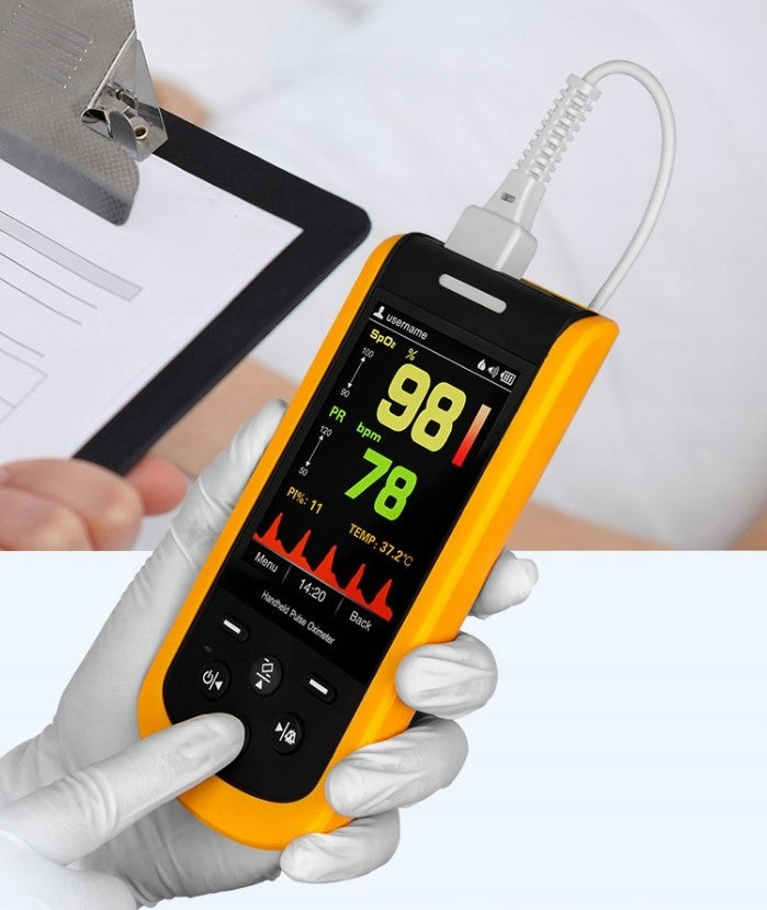 Creative SP-20 pulse oximeter with docking station, SpO2 sensor for adults