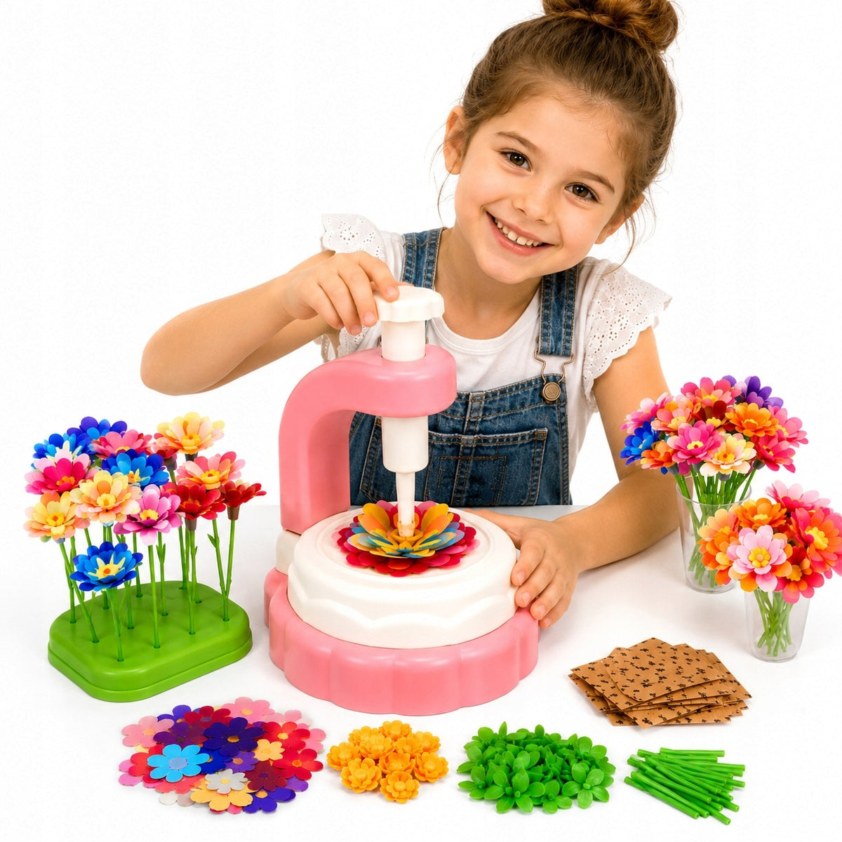 Creative Set Bouquet Flower Making Machine for Girls